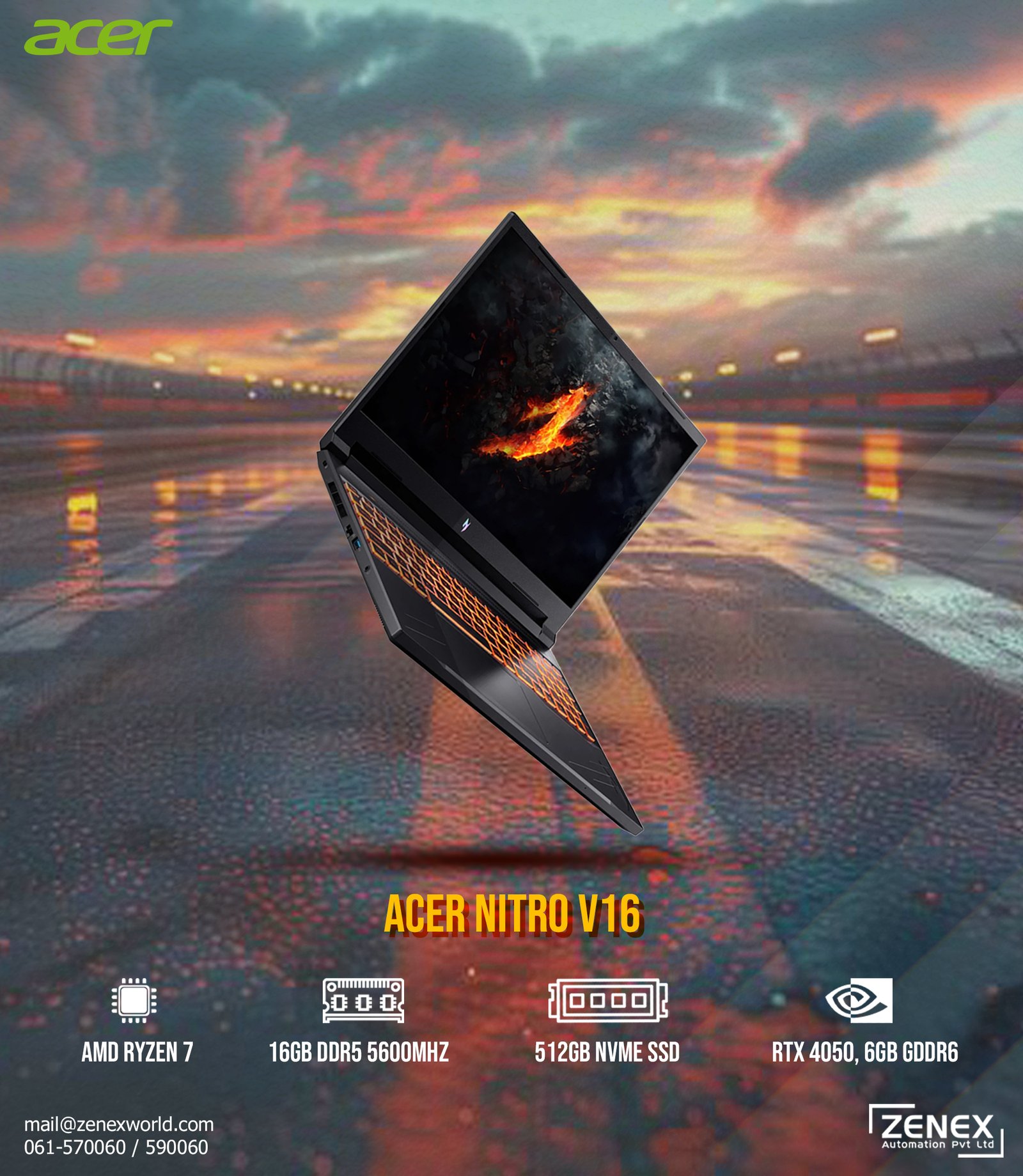 ZENEX-ACER NITRO V16-2 Acer Nitro V16 - Image 1