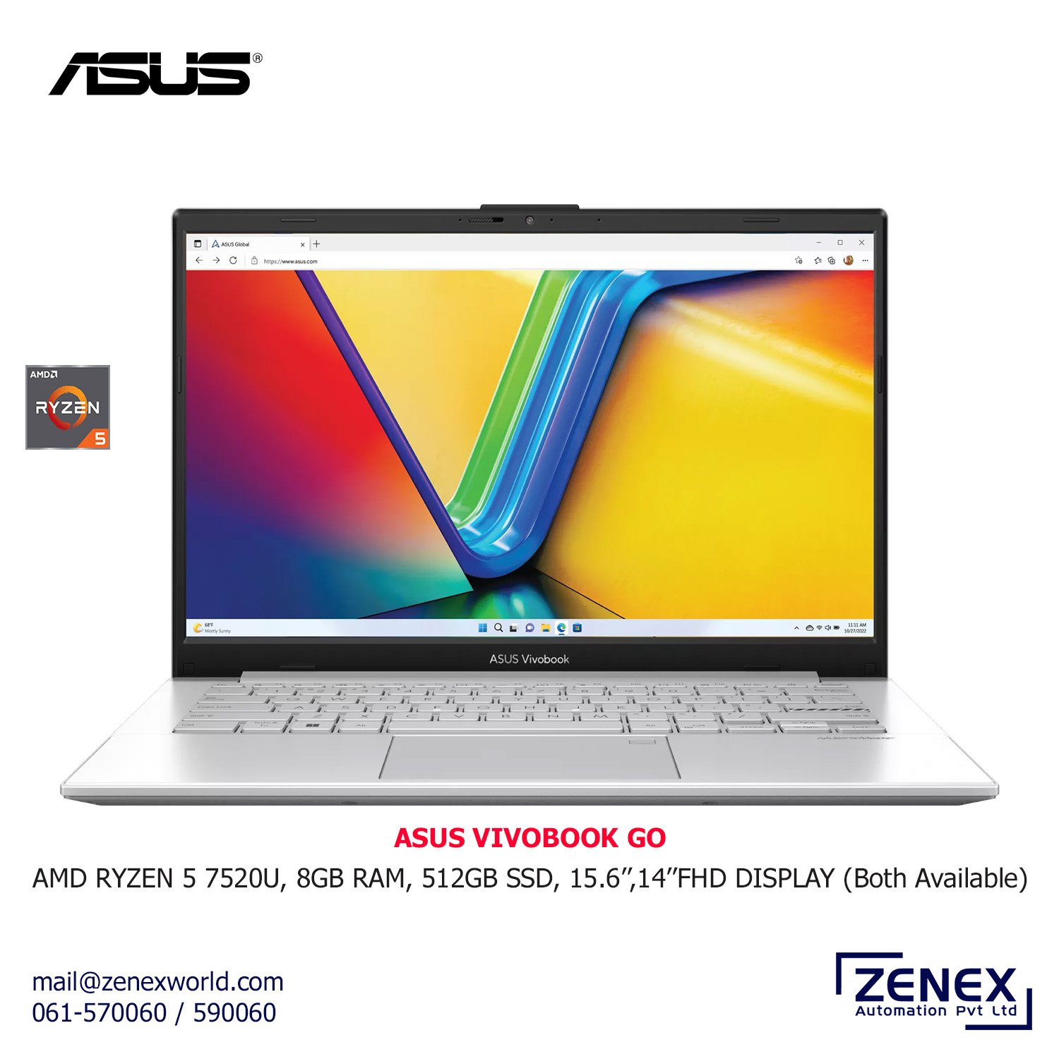 Zenex-Asus-VivoBook-Go-Ryzen5_1 ASUS VIVOBOOK GO Ryzen 5 - Image 1