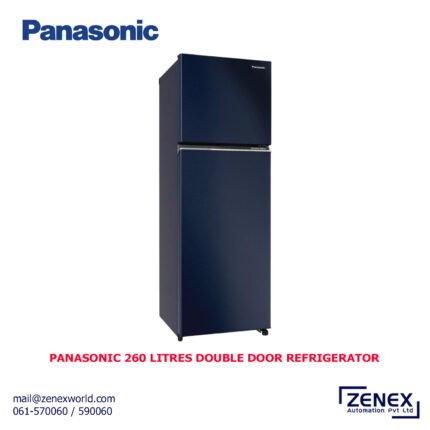 PANASONIC 260 LITRES DOUBLE DOOR REFRIGERATOR (NR-TH271BPAX)