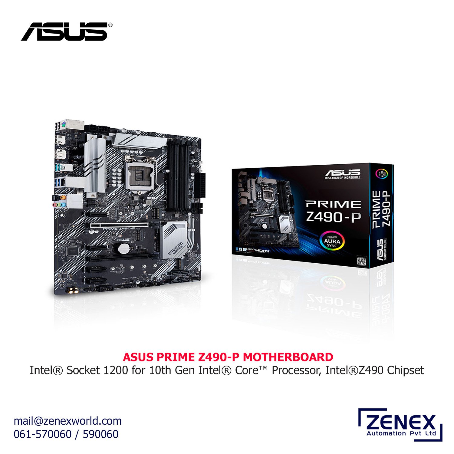 Zenex-Asus-Prime-Z490-P-MotherBoard_1 ASUS PRIME Z490-P MOTHERBOARD - Image 1