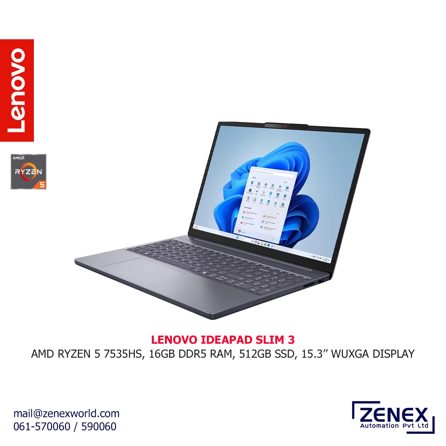 Zenex-Lenovo-Ideapad-Slim-3-Ryzen-5_2 LENOVO IDEAPAD SLIM 3 RYZEN 5 (15ARP10) - Image 1