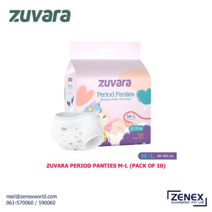 ZUVARA PERIOD PANTIES M-L (PACK OF 10)