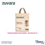ZUVARA SUPREME TAPE DIAPERS - NewBorn (PACK OF 22)