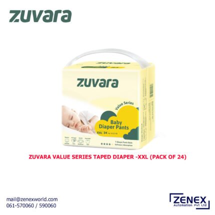 ZUVARA VALUE SERIES TAPED DIAPER -XXL (PACK OF 24)